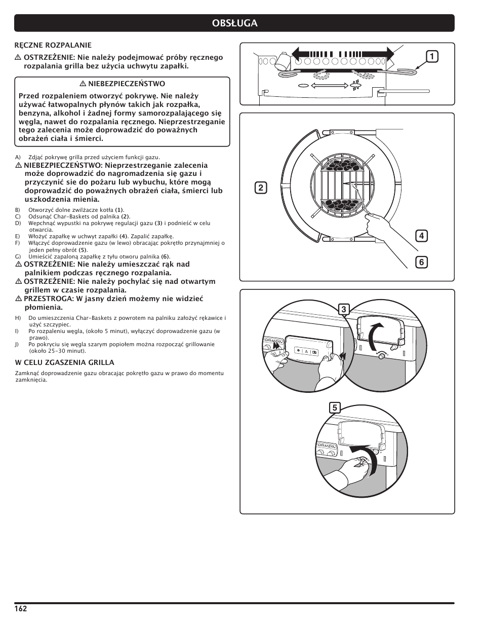 Obsługa | weber Pg5 User Manual | Page 162 / 180