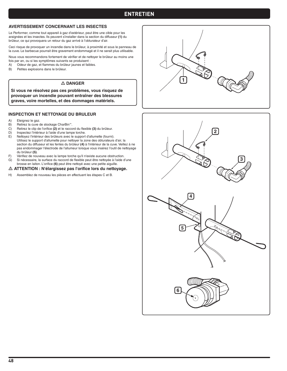 Entretien | weber Pg5 User Manual | Page 48 / 180