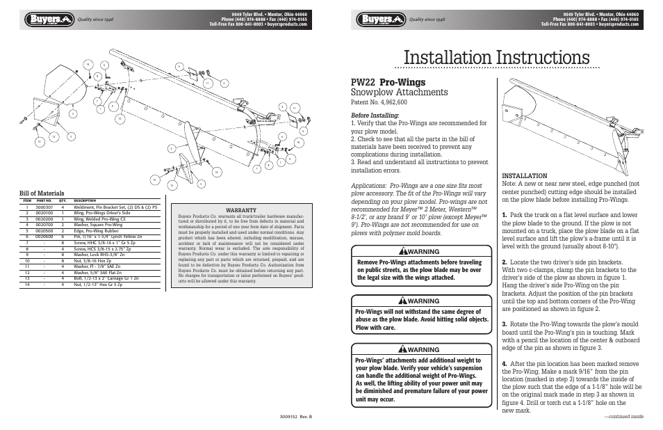 SaltDogg PW22 User Manual | 2 pages