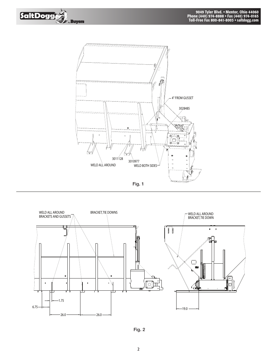 SaltDogg LS5 Liquid Spray System User Manual | Page 2 / 7