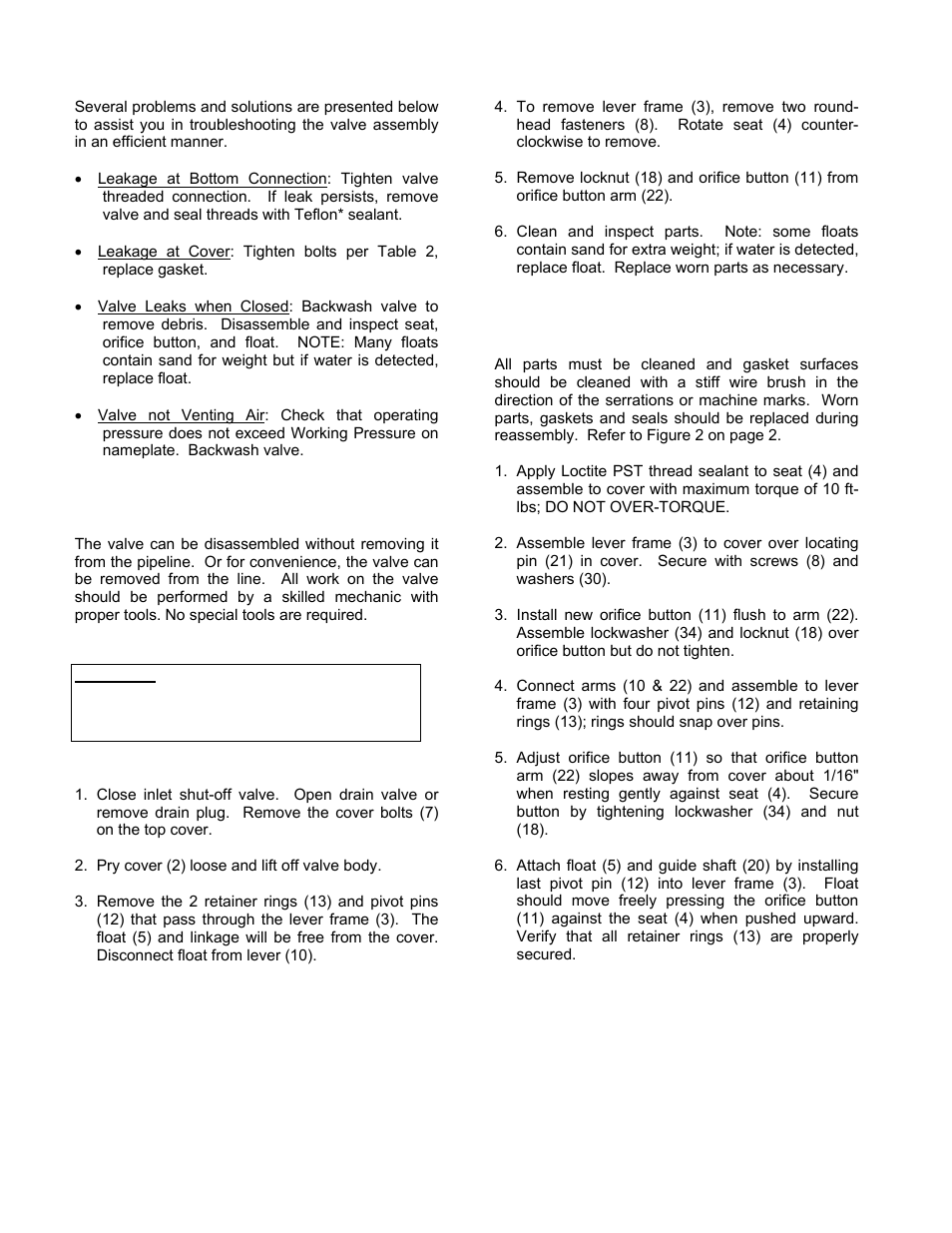 Val-Matic 49A Wastewater Air Release Valve User Manual | Page 5 / 6