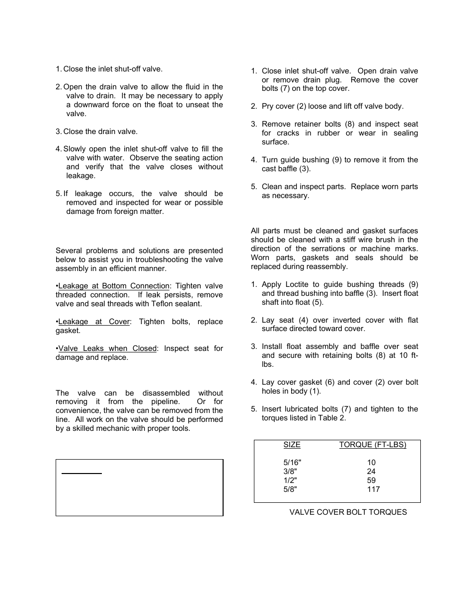 Val-Matic 100S to 103S 1/2-3 Air/Vacuum Valve User Manual | Page 4 / 5