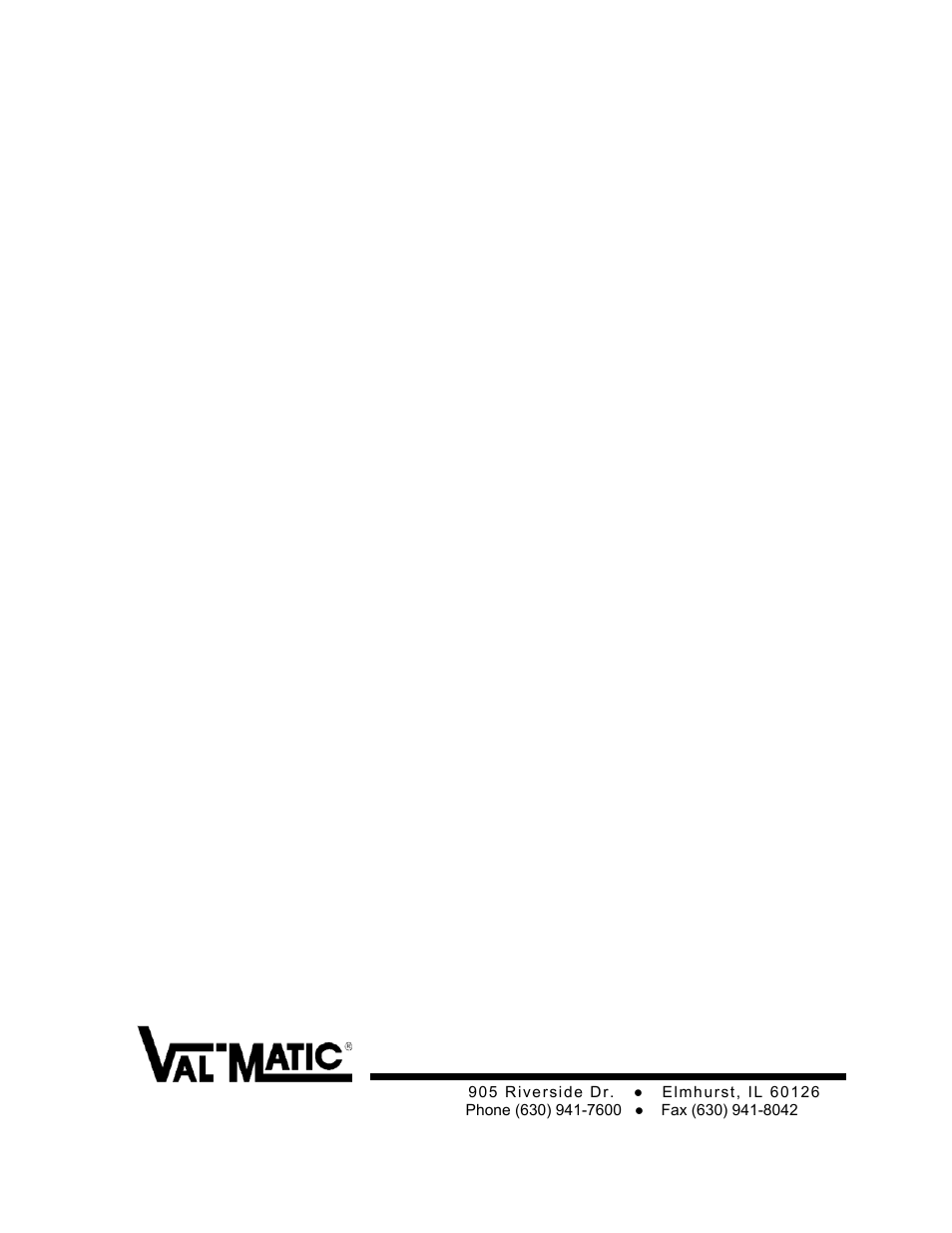 Val-Matic 4-20 Air/Vacuum Valve With Optional Anti-Slam Valve User Manual | 7 pages