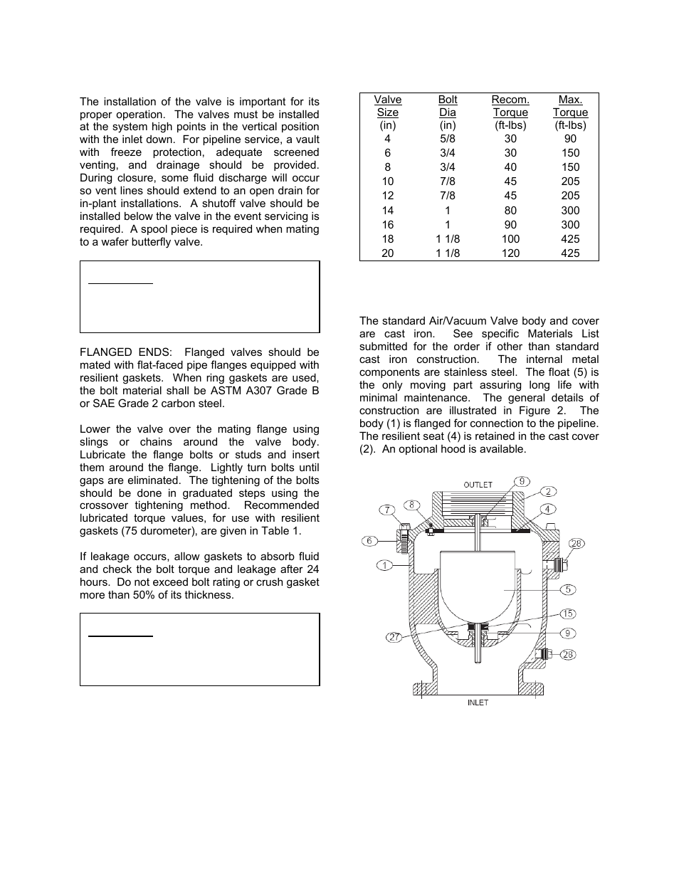 Val-Matic 4-20 Air/Vacuum Valve With Optional Anti-Slam Valve User Manual | Page 3 / 7