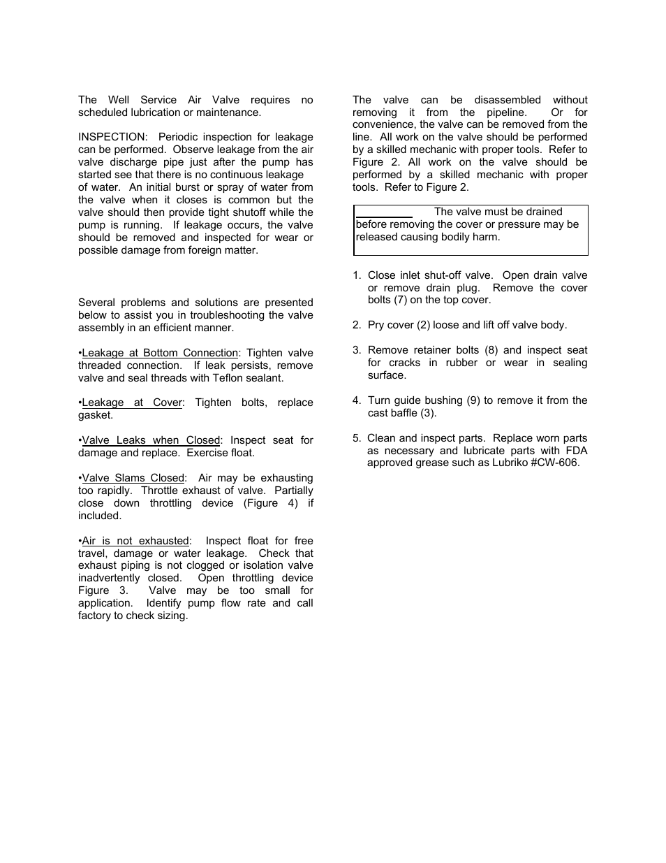 Val-Matic 1/2-3 Well Service Air Valve With Dual Port Throttling Device User Manual | Page 5 / 7