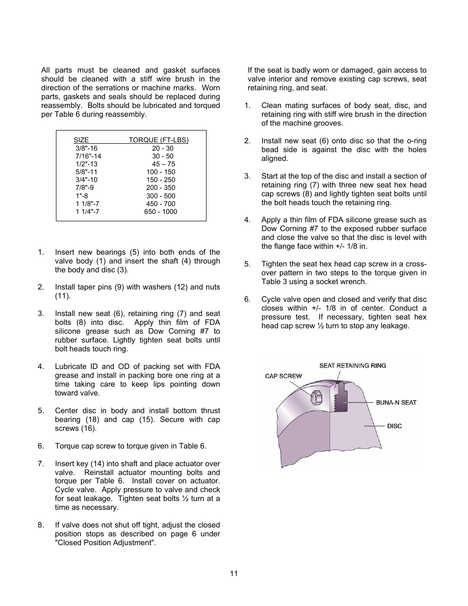 Val-Matic 3-24 Butterfly Valve User Manual | Page 11 / 12