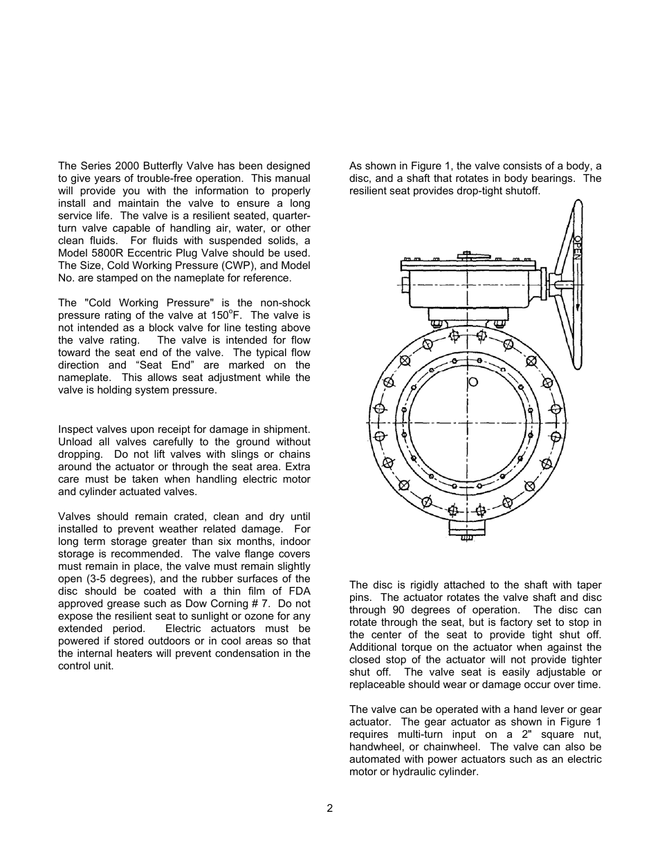 Val-Matic 3-24 Butterfly Valve User Manual | Page 2 / 12