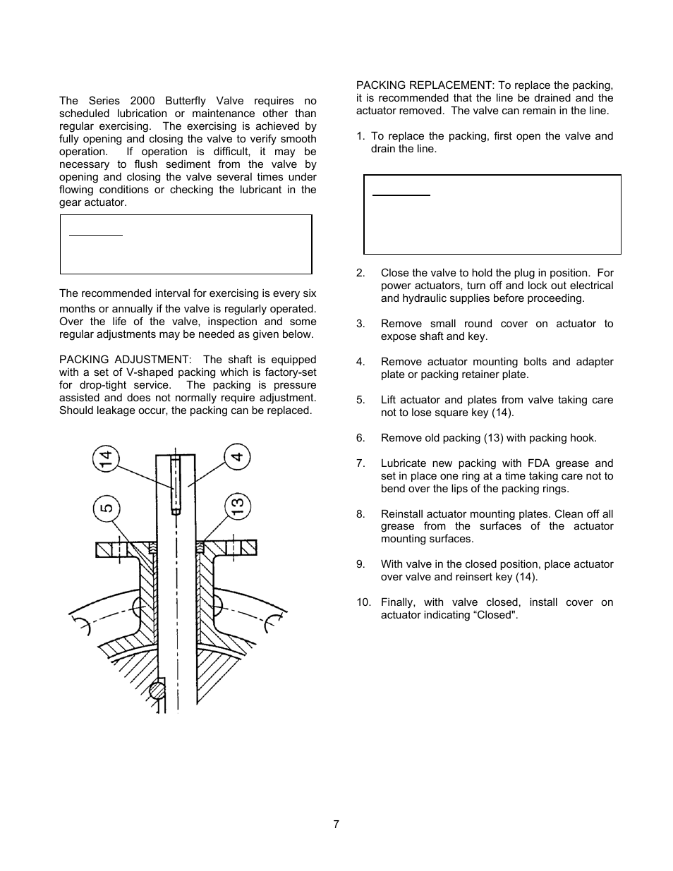 Val-Matic 3-24 Butterfly Valve User Manual | Page 7 / 12