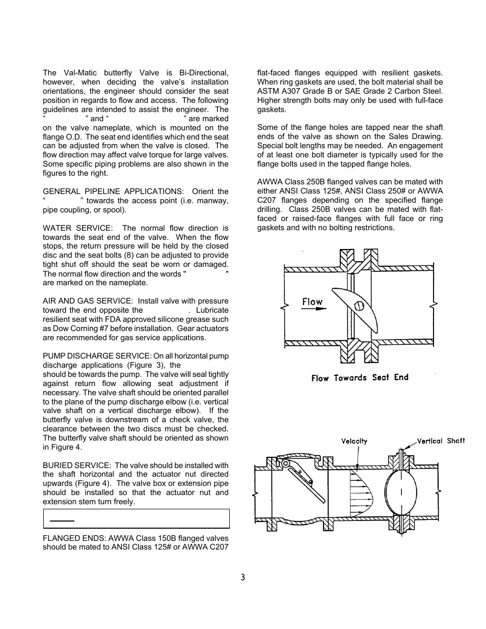 Val-Matic 30 and Larger Butterfly Valve User Manual | Page 4 / 13