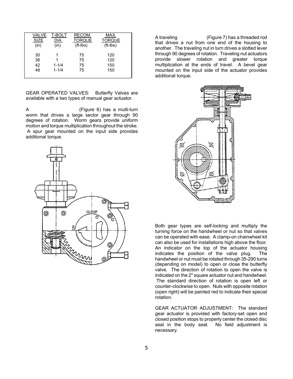 Val-Matic 30 and Larger Butterfly Valve User Manual | Page 6 / 13