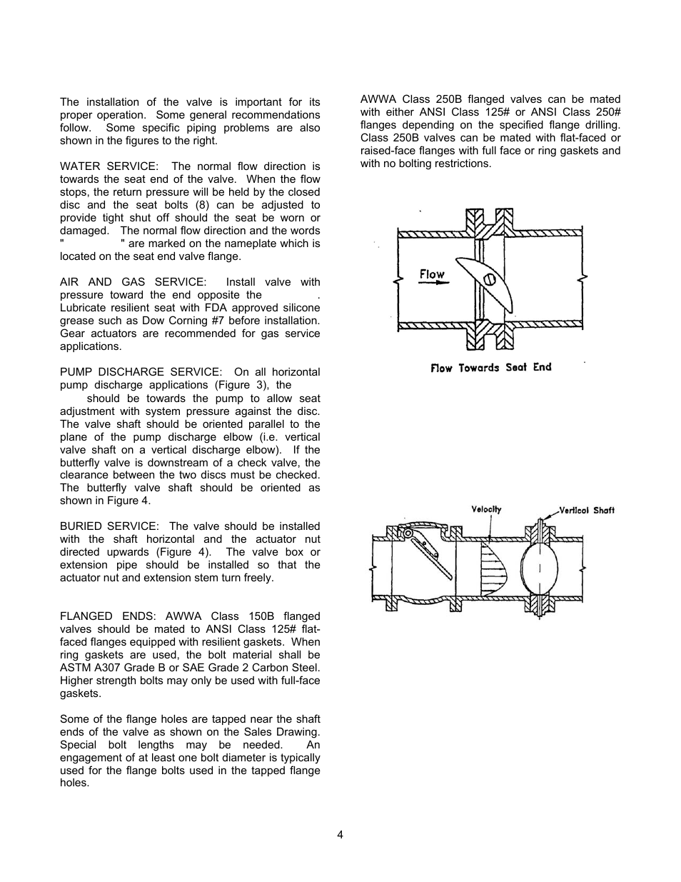 Val-Matic 3-24 Butterfly Valve With LSA Actuator and External Stops User Manual | Page 4 / 12