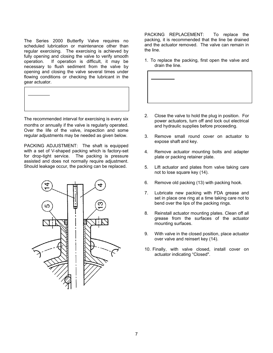 Val-Matic 3-24 Butterfly Valve With LSA Actuator and External Stops User Manual | Page 7 / 12