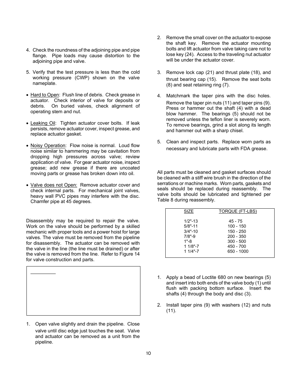 Val-Matic 30 and Larger Butterfly Valve With LSA Actuator and External Stops User Manual | Page 11 / 13