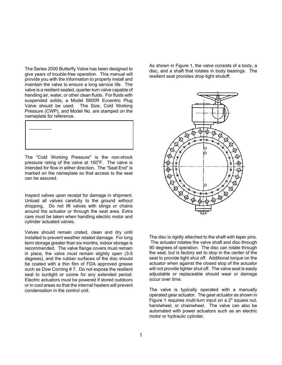 Val-Matic 30 and Larger Butterfly Valve With LSA Actuator and External Stops User Manual | Page 2 / 13