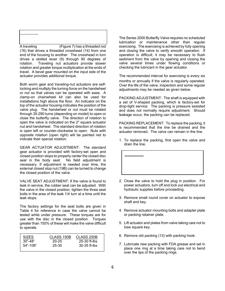 Val-Matic 30 and Larger Butterfly Valve With LSA Actuator and External Stops User Manual | Page 7 / 13