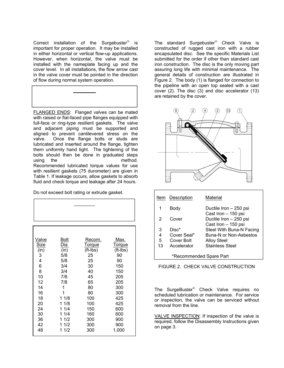 Val-Matic Surgebuster Check Valve User Manual | Page 3 / 10