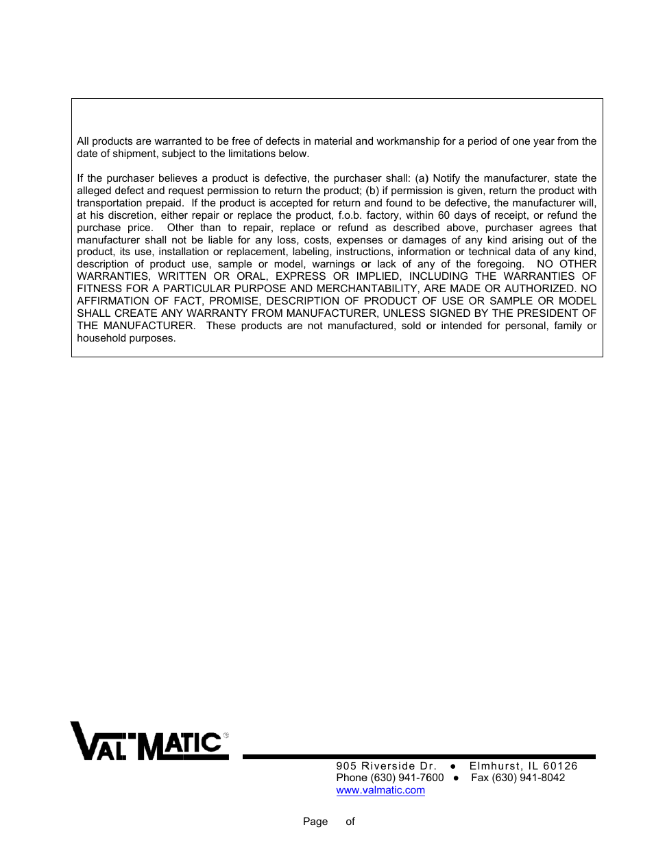 Val-m eration, Matic's n, mainte, Swing c enance | Check v and ins, Valve stallat, Tion | Val-Matic Swing Check Valve User Manual | Page 13 / 13