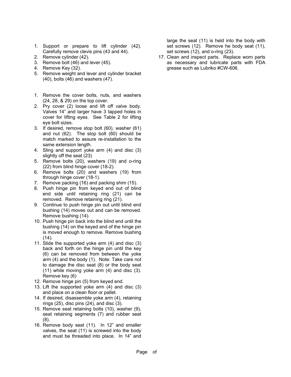 Val-Matic Swing Check Valve User Manual | Page 7 / 13