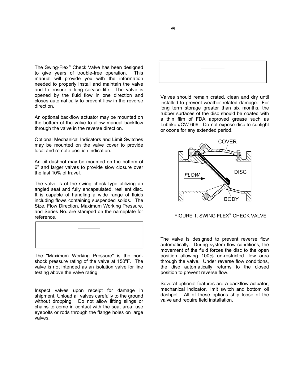 Val-matic's swing-flex | Val-Matic Swing-Flex Check Valve User Manual | Page 2 / 8