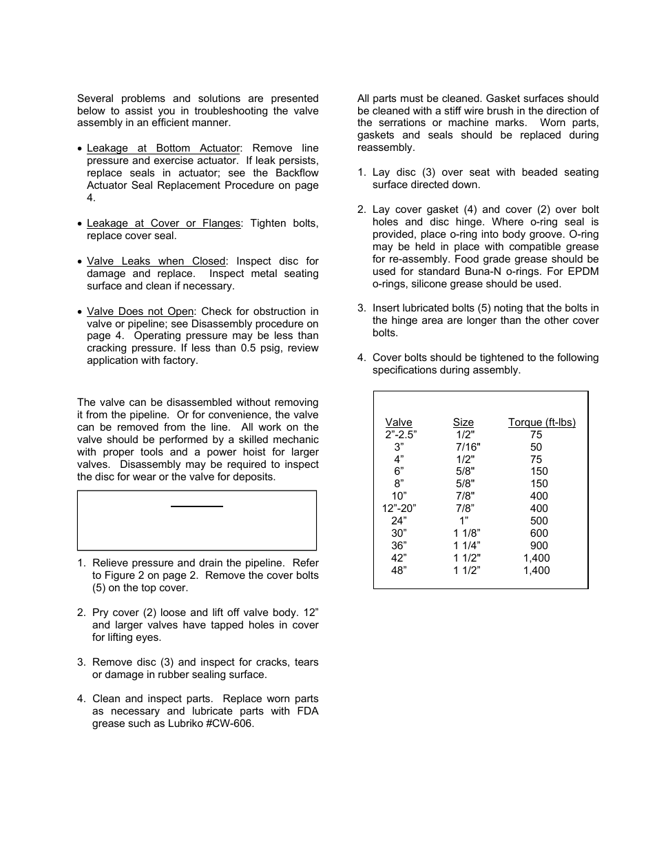 Val-Matic Swing-Flex Check Valve User Manual | Page 4 / 8