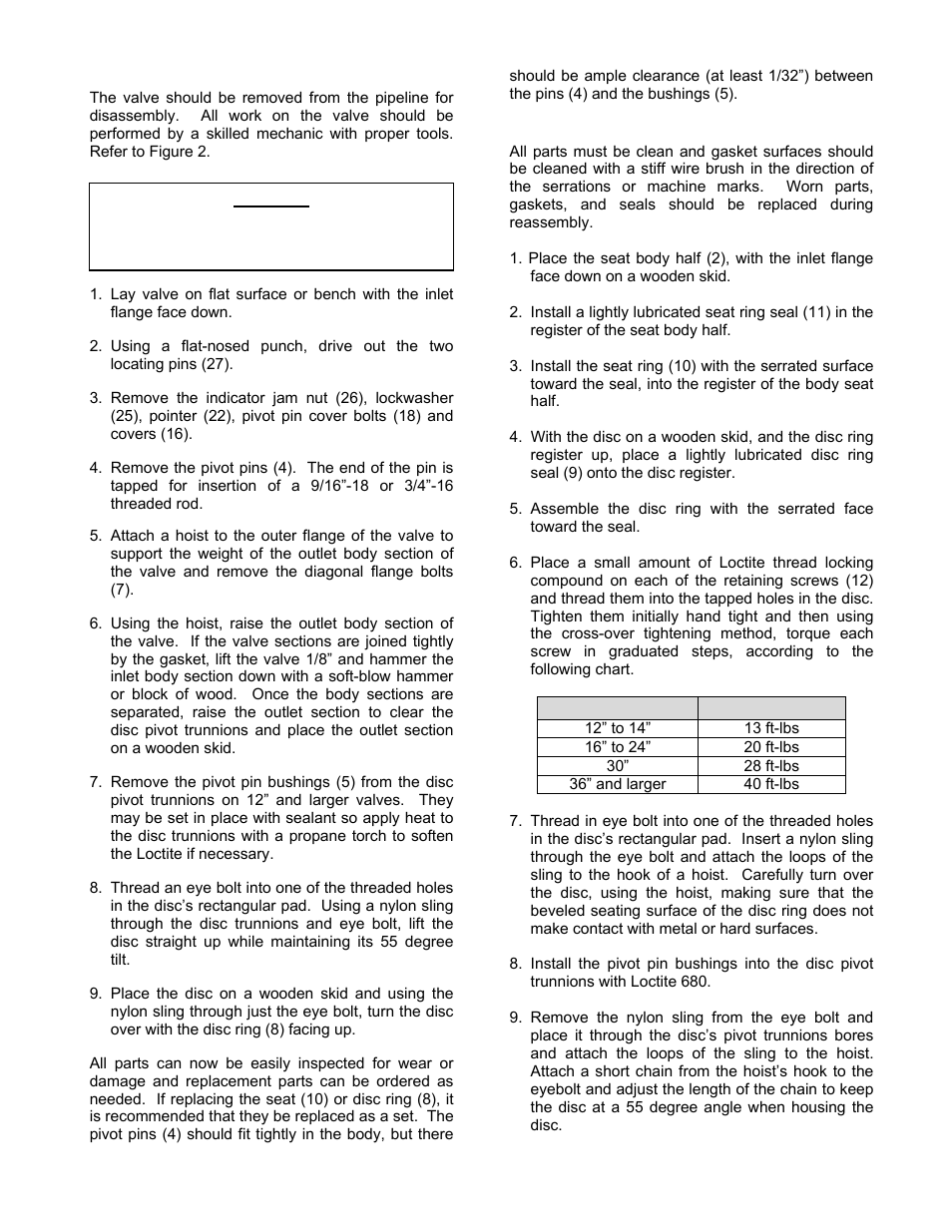 Val-Matic Tilted Disc Check Valve User Manual | Page 6 / 17