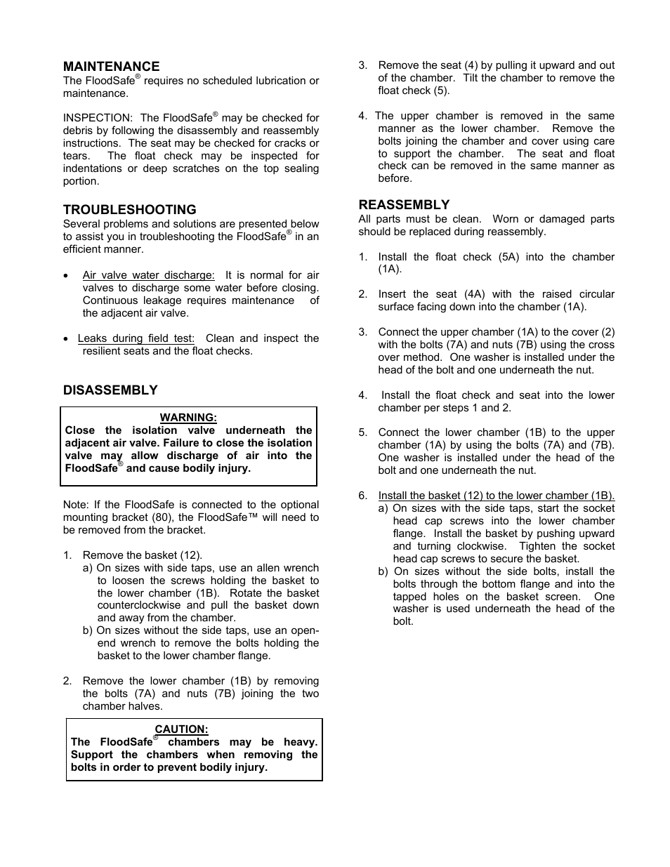 Val-Matic 1-16 in. FloodSafe Inflow Preventer User Manual | Page 4 / 7
