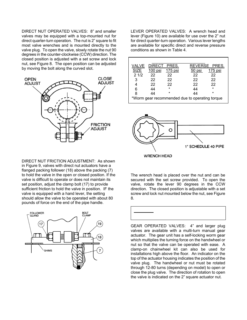 Val-Matic Cam-Centric Plug Valve User Manual | Page 6 / 11