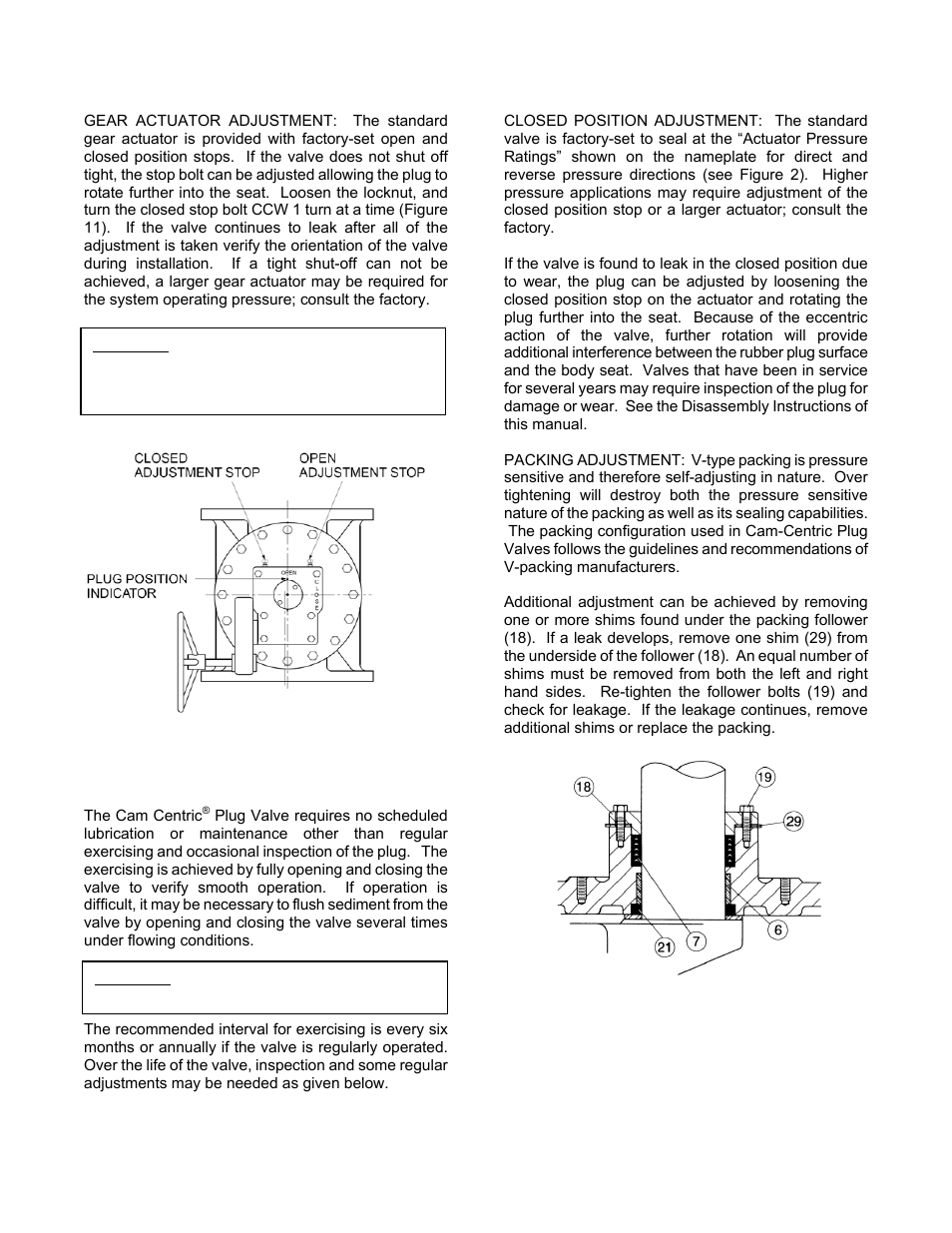 Val-Matic Cam-Centric Plug Valve User Manual | Page 7 / 11