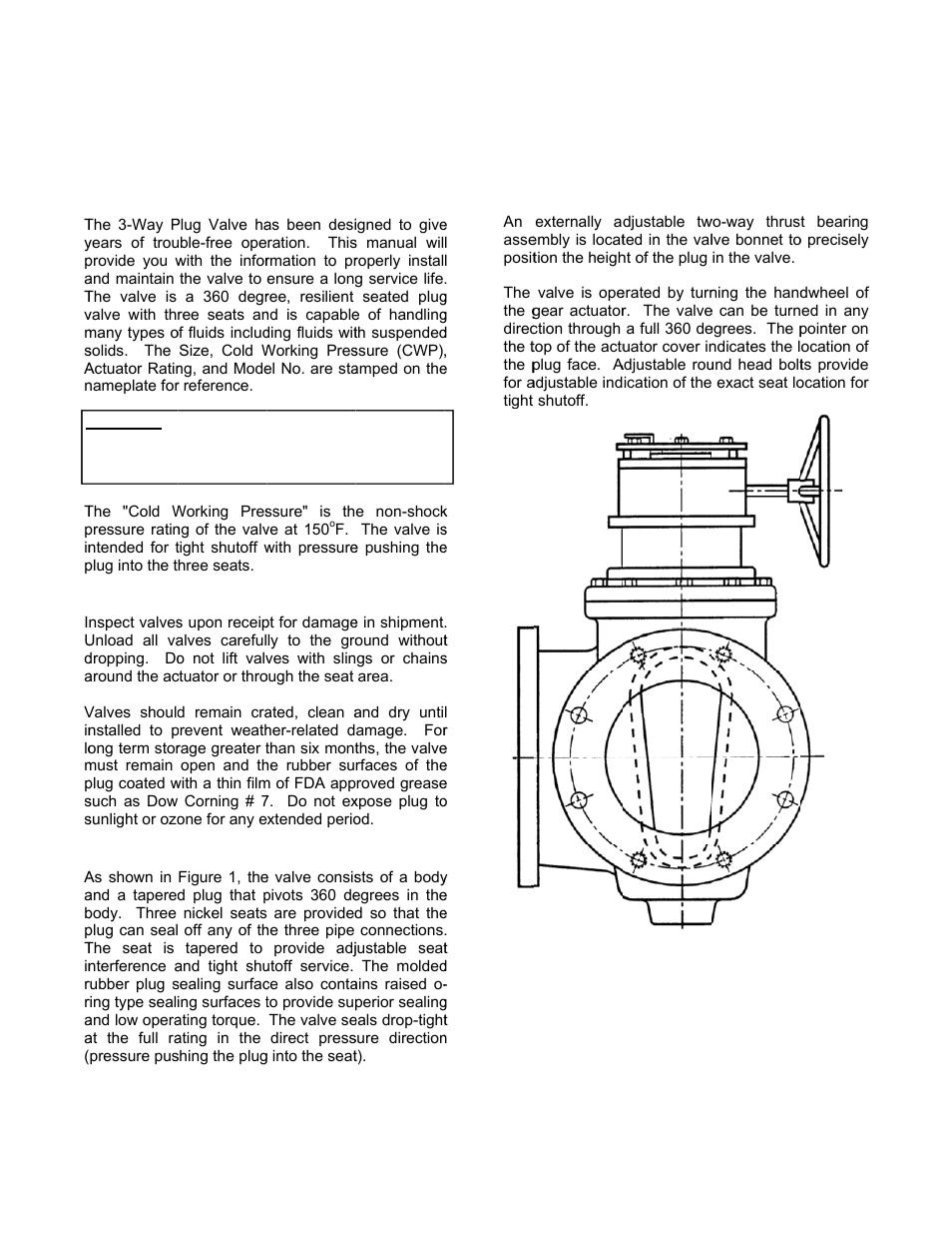 Va peratio, Al-mat on, ma, Tic's 3 ainten | Way p nance, Plug v and in, Valve nstall, Lation | Val-Matic 3 Way Plug Valve User Manual | Page 2 / 9