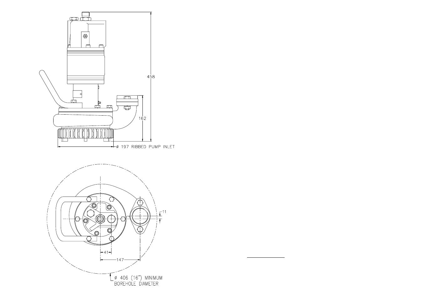 Versa-Matic AP50 SUBMERSIBLE CENTRIFUGAL PUMP User Manual | Page 3 / 6