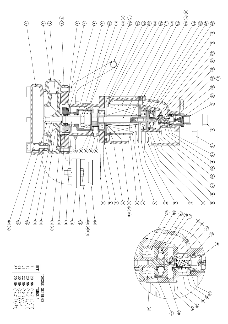 Versa-Matic AP50 SUBMERSIBLE CENTRIFUGAL PUMP User Manual | Page 6 / 6