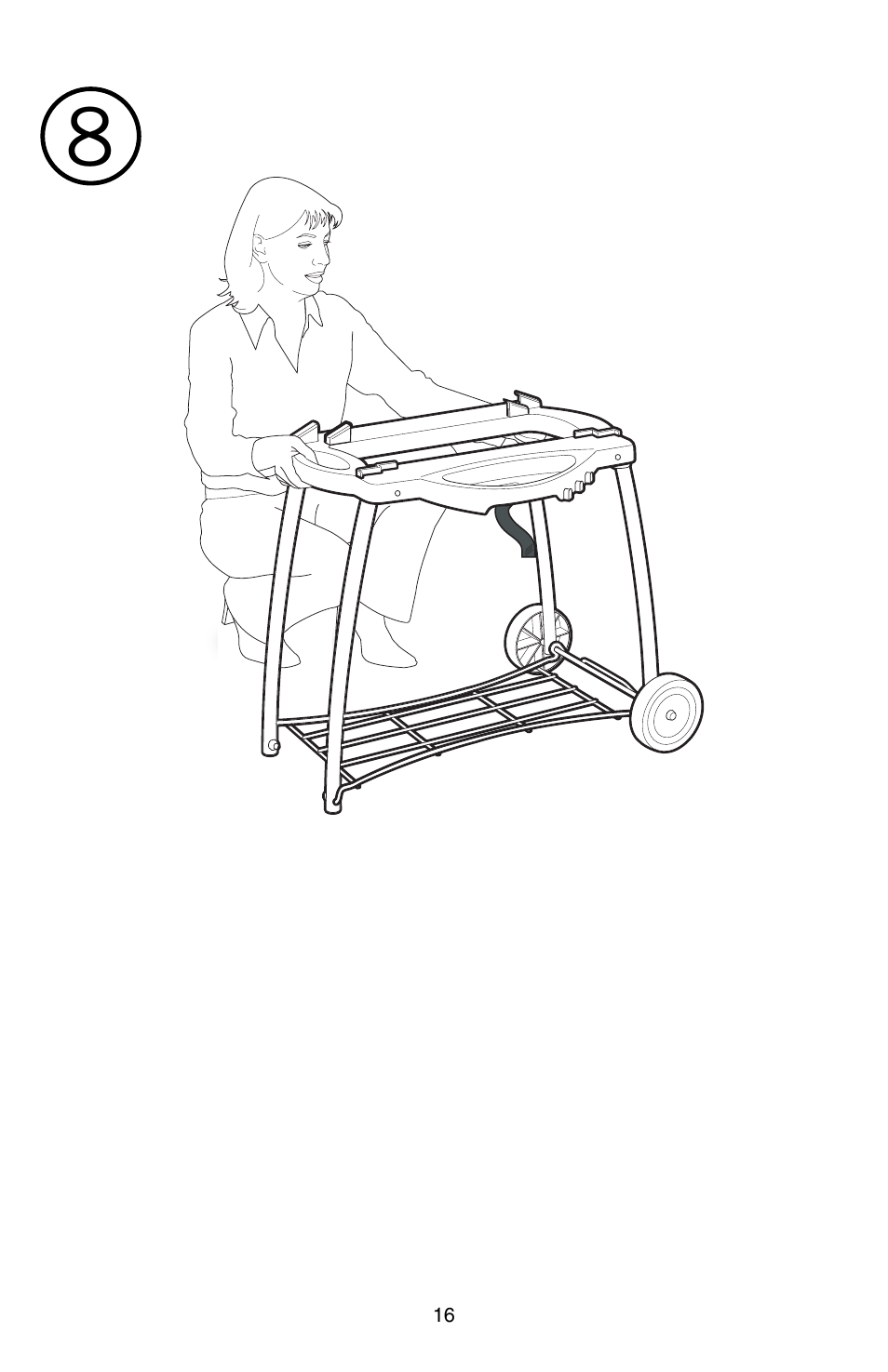weber Rollwagen Standard klappbar User Manual | Page 16 / 32