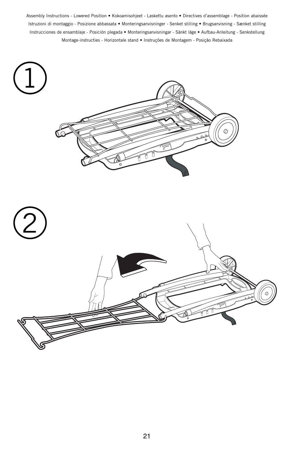 weber Rollwagen Standard klappbar User Manual | Page 21 / 32