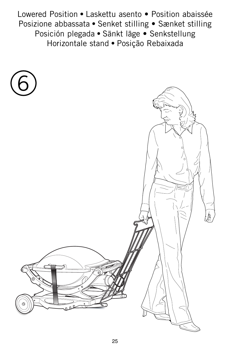 weber Rollwagen Standard klappbar User Manual | Page 25 / 32