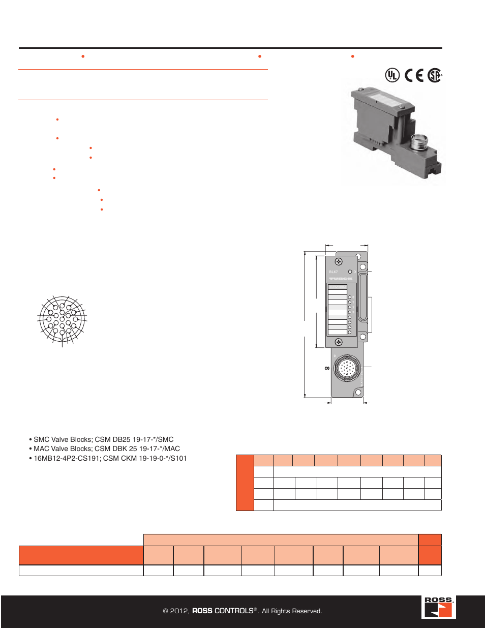 16 discrete output modules, Turck modular industrial i/o system bl 67 | Ross Controls TURCK MODULAR I User Manual | Page 32 / 48