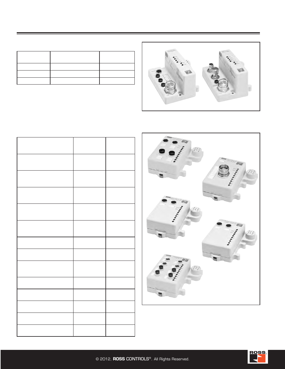 Communcation modules, i/o modules, Serial bus system, Communication modules | I/o modules | Ross Controls ROSS MODULAR I User Manual | Page 36 / 56