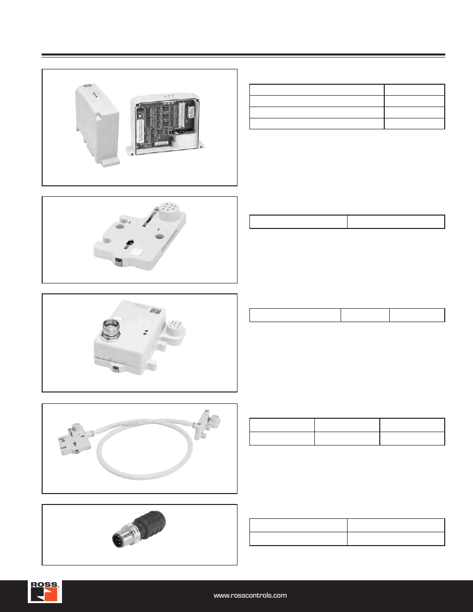 Serial bus system, Valve driver module, Power extender module | Terminating base module, Bus extender cable, Devicebus terminating resistor | Ross Controls ROSS MODULAR I User Manual | Page 37 / 56