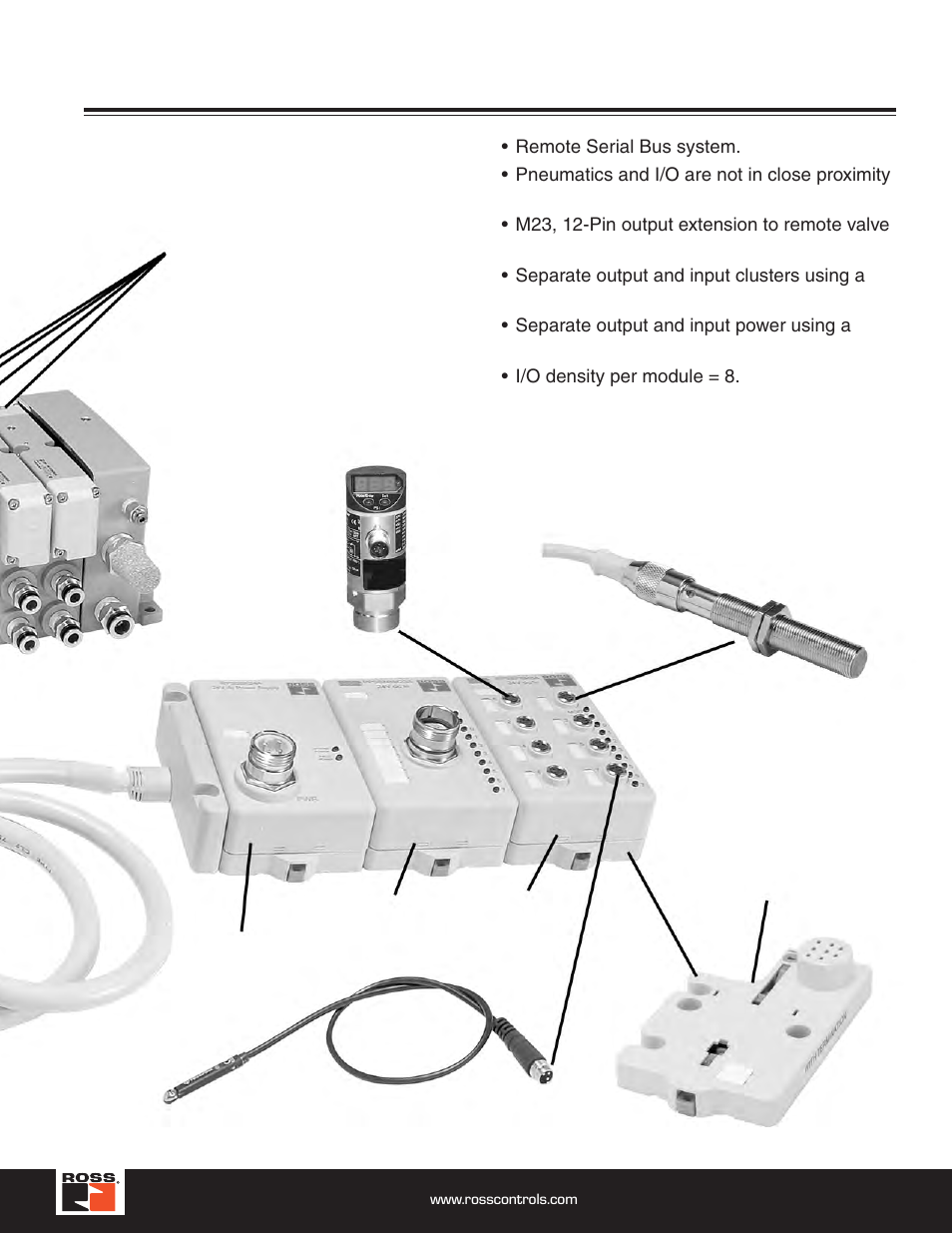 I/o - compartmentalized remote configuration | Ross Controls ROSS MODULAR I User Manual | Page 9 / 56