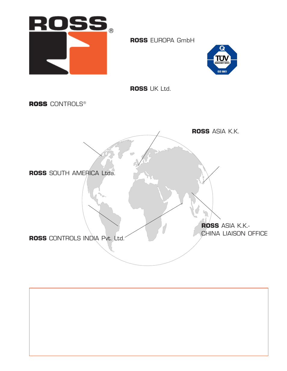 Global contact, warranty, Warranty | Ross Controls CATEGORY 4 - 5_2 VALVES CROSSMIRROR SERIES 77 User Manual | Page 12 / 16