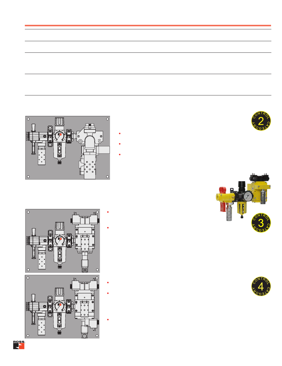 Modular l-o-x, Air entry packages | Ross Controls MODULAR WITH INTEGRATED FILTER User Manual | Page 4 / 5