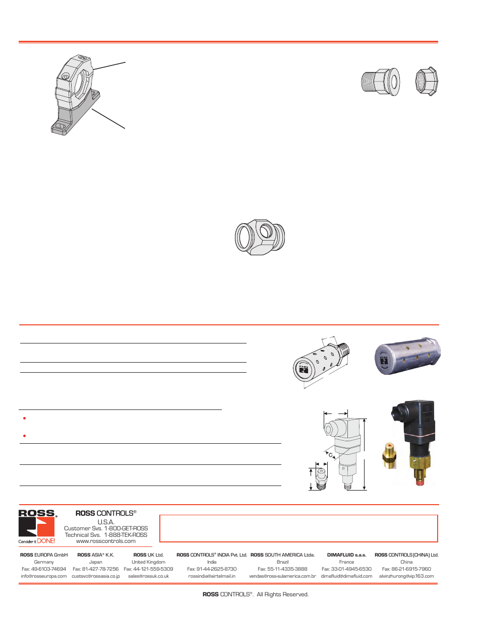 Air entry combination accessories, Warranty and cautions | Ross Controls MODULAR WITH INTEGRATED FILTER User Manual | Page 5 / 5