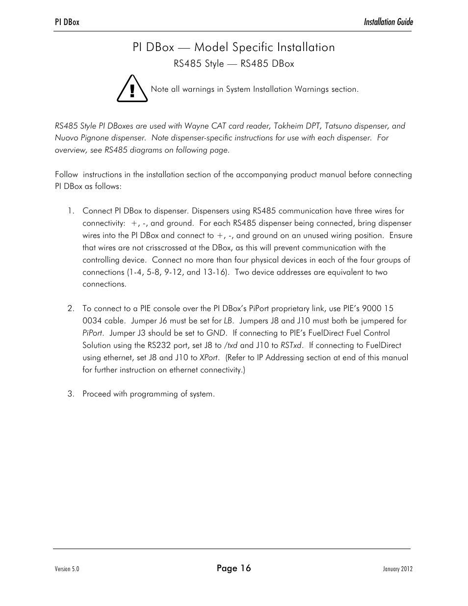 Pi dbox — model specific installation | Progressive International Electronics EZ Wire DBox User Manual | Page 20 / 35