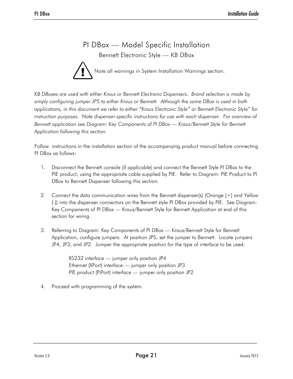 Pi dbox — model specific installation | Progressive International Electronics EZ Wire DBox User Manual | Page 25 / 35