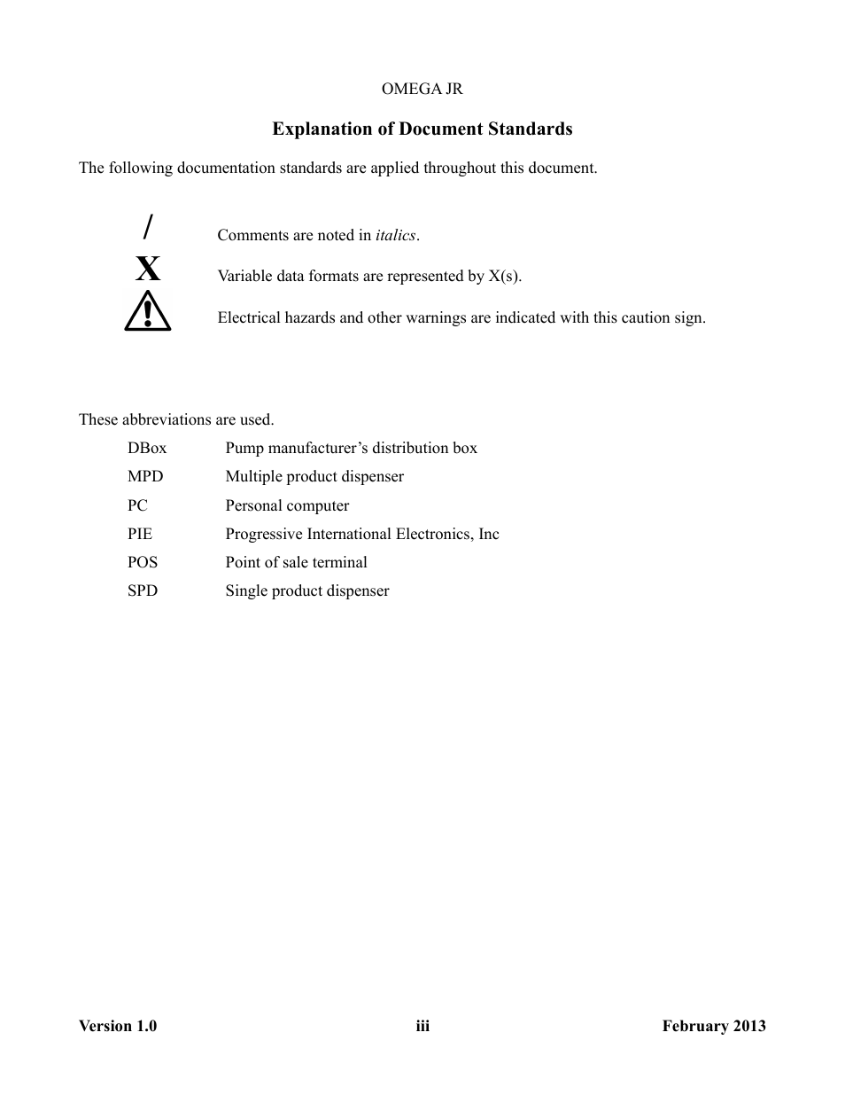 Progressive International Electronics Omega JR User Manual | Page 5 / 15