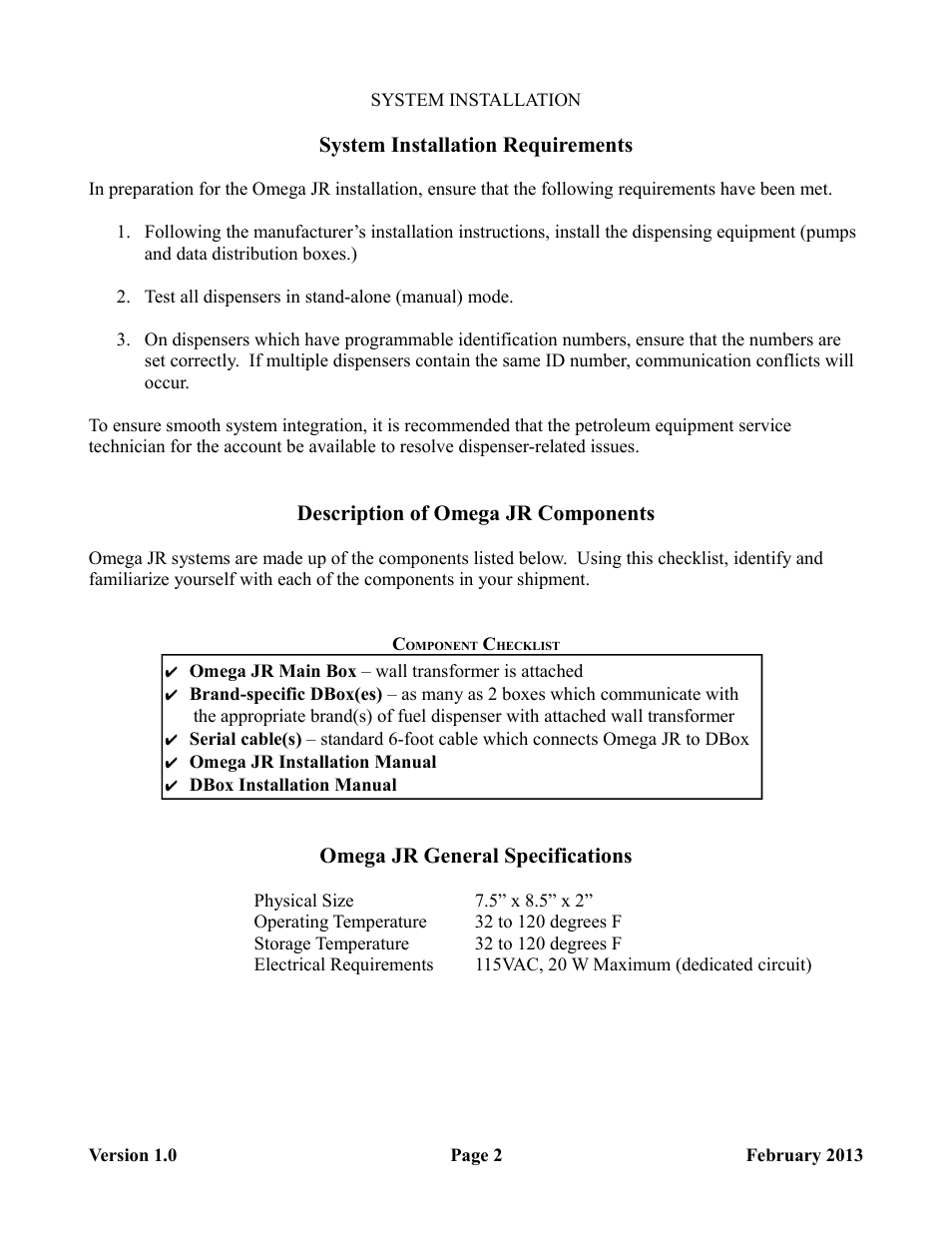 Progressive International Electronics Omega JR User Manual | Page 8 / 15