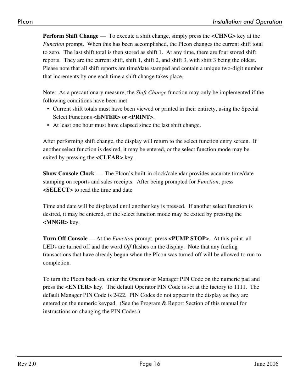 Progressive International Electronics PIcon Console User Manual | Page 20 / 37