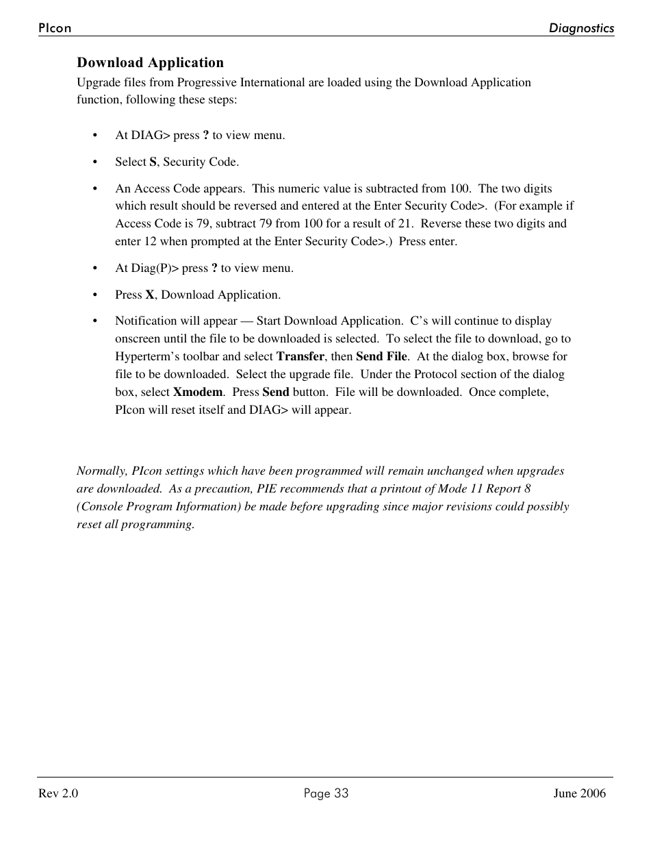 Progressive International Electronics PIcon Console User Manual | Page 37 / 37