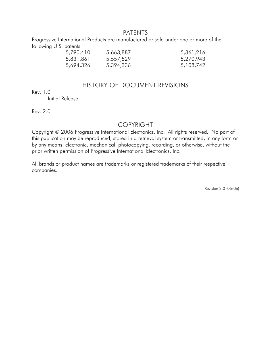 Progressive International Electronics PIcon Console User Manual | Page 4 / 37