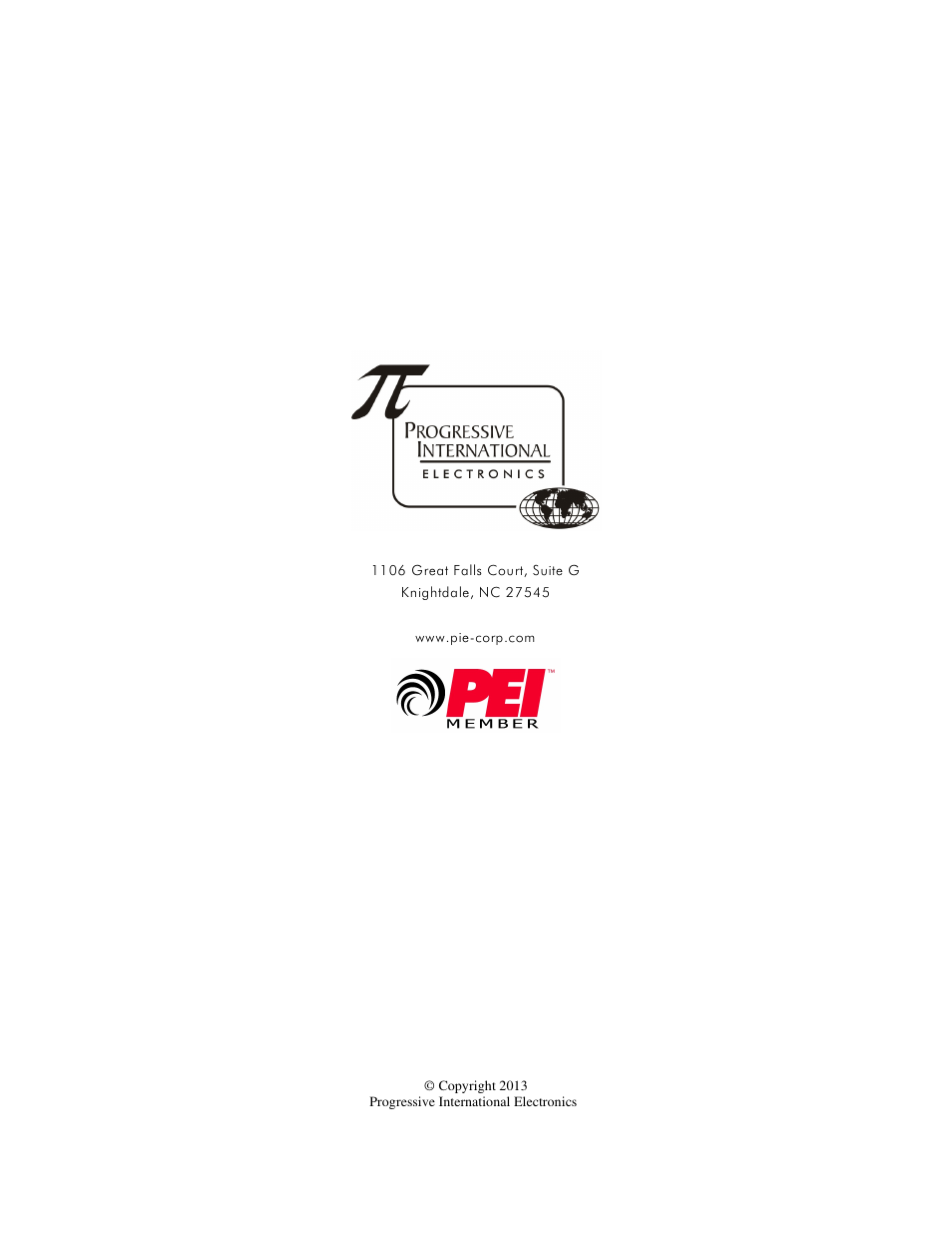 Progressive International Electronics PIcon II Console User Manual | Page 2 / 44