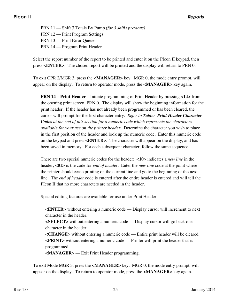 Progressive International Electronics PIcon II Console User Manual | Page 30 / 44